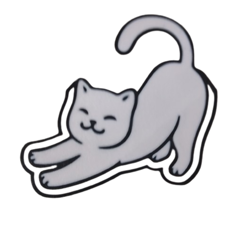 Büroklammer "Katze"