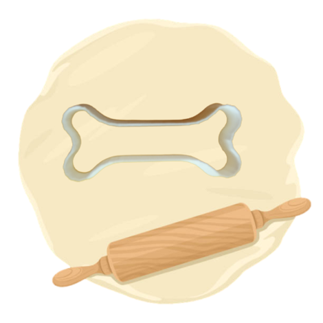 Keksausstecher "Knochen"