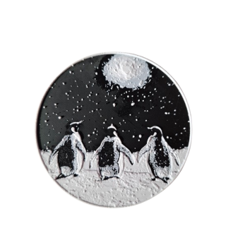 Untersetzer "Pinguine Mondnacht"