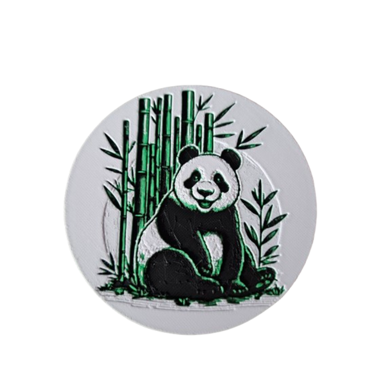 Untersetzer "Panda lachend"
