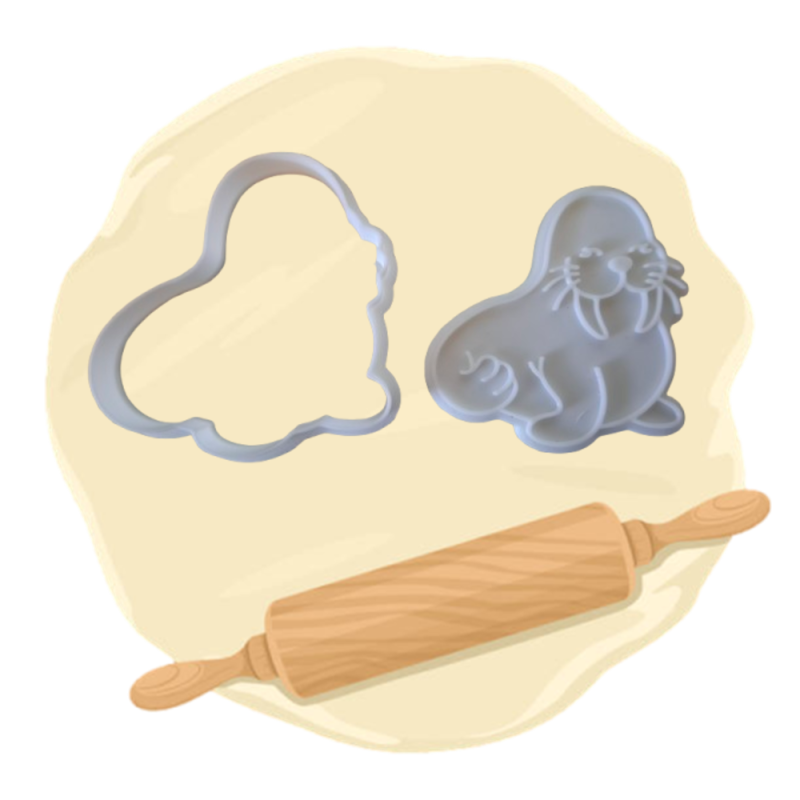 Keksausstecher "Walross"