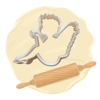 Keksausstecher "Engel"
