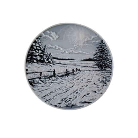 Untersetzer "Sonnenschein im Schnee"