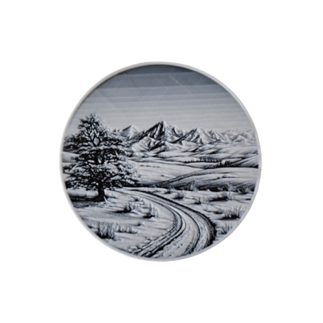 Untersetzer "Landschaft Berge"