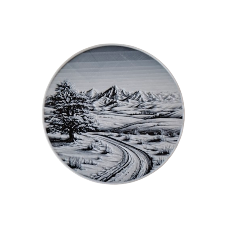 Untersetzer "Landschaft Berge"