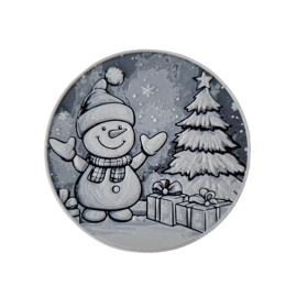 Untersetzer "Schneemann"