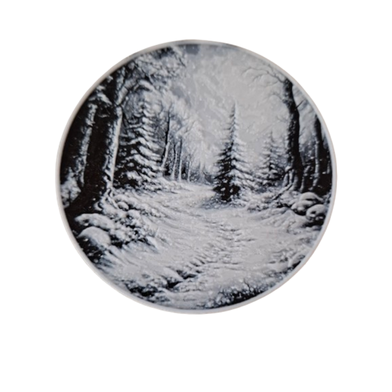 Untersetzer "Waldschnee"
