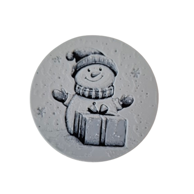 Untersetzer "Schneemann"