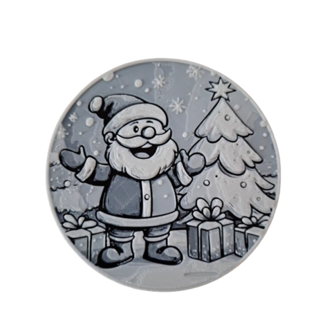 Untersetzer "Weihnachtsmann"
