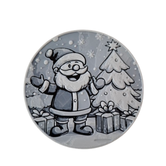 Untersetzer "Weihnachtsmann"