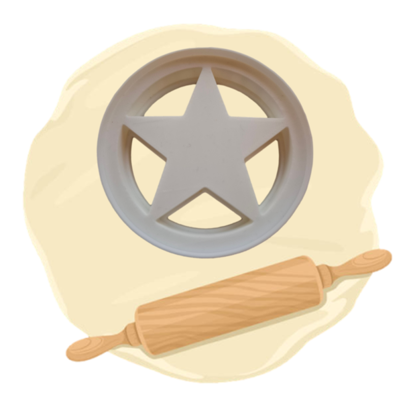 Keksausstecher "Sheriffstern"