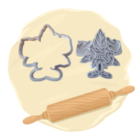 Keksausstecher "Hanfblatt"