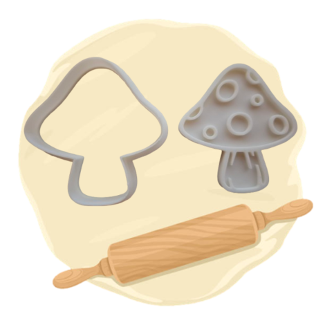 Keksausstecher "Pilz"