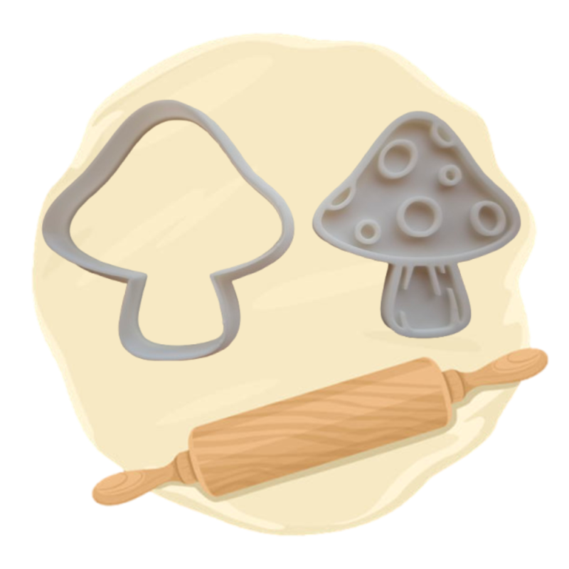 Keksausstecher "Pilz"