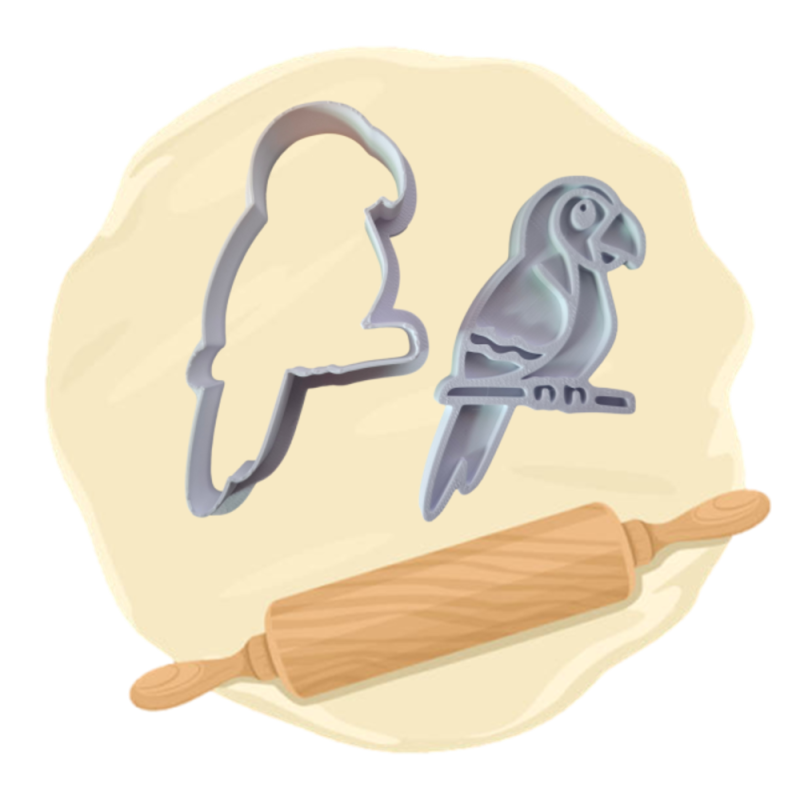 Keksausstecher "Papagei"