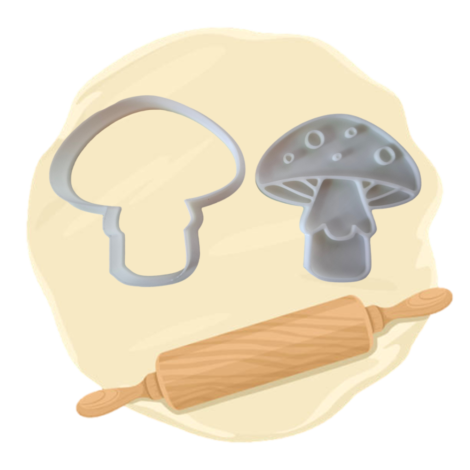 Keksausstecher "Pilz"