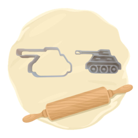 Keksausstecher "Panzer"