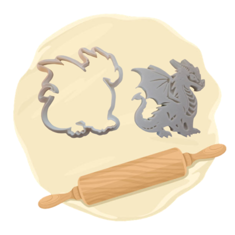 Keksausstecher "Drache"
