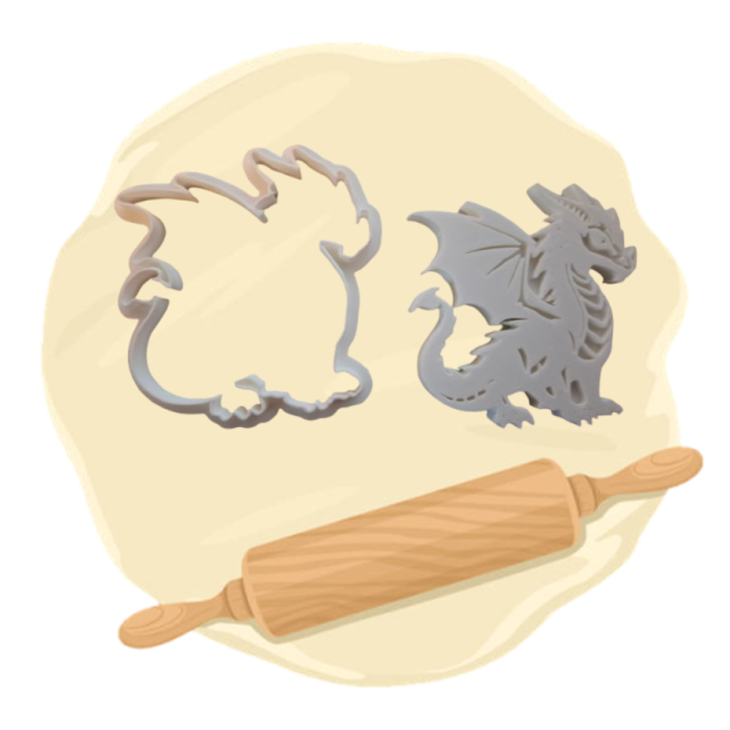 Keksausstecher "Drache"