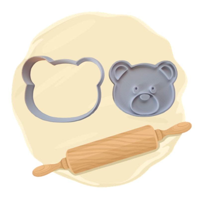 Keksausstecher "Teddy Kopf"