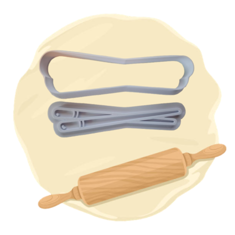 Keksausstecher "Essstäbchen"