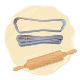 Keksausstecher "Essstäbchen"