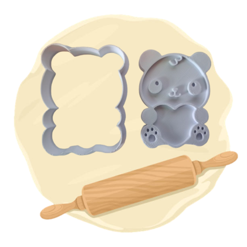 Keksausstecher "Teddy mit Herz"