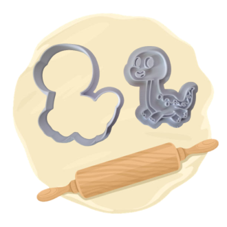 Keksausstecher "Dinosaurier"