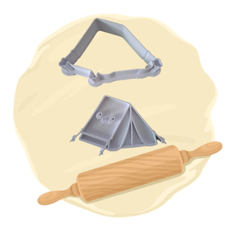Keksausstecher "Zelt"