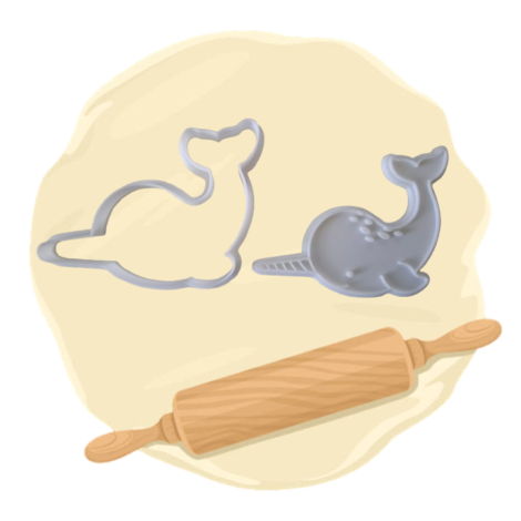 Keksausstecher "Wal"