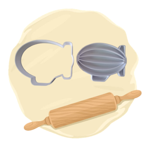 Keksausstecher "Zeppelin"