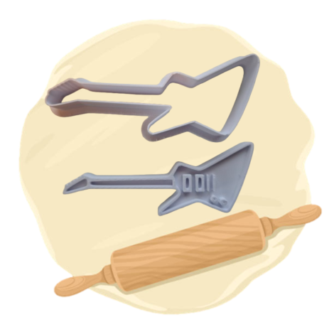 Keksausstecher "Gitarre"