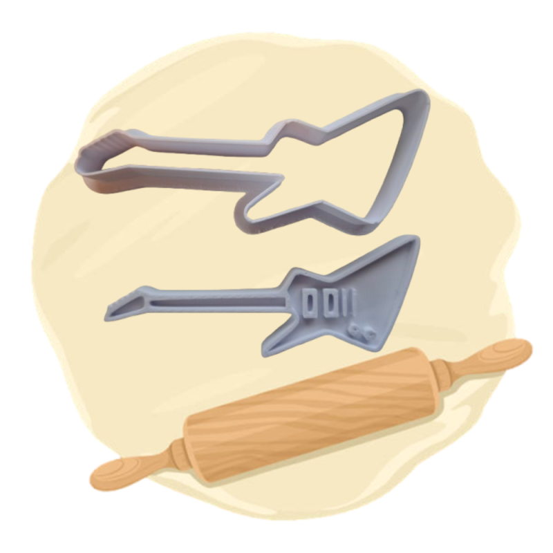 Keksausstecher "Gitarre"