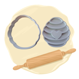 Keksausstecher "Bienenhaus"