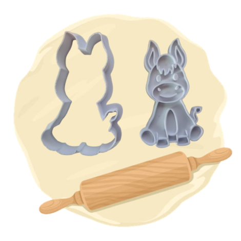 Keksausstecher "Esel"