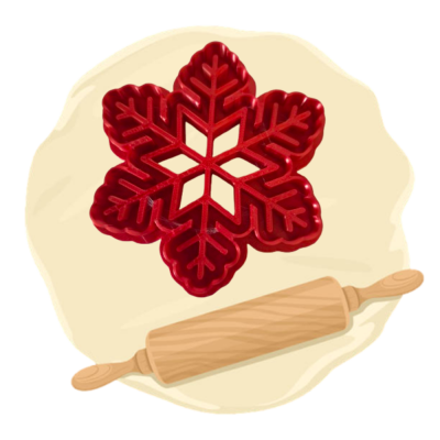 Keksausstecher Schneeflocke