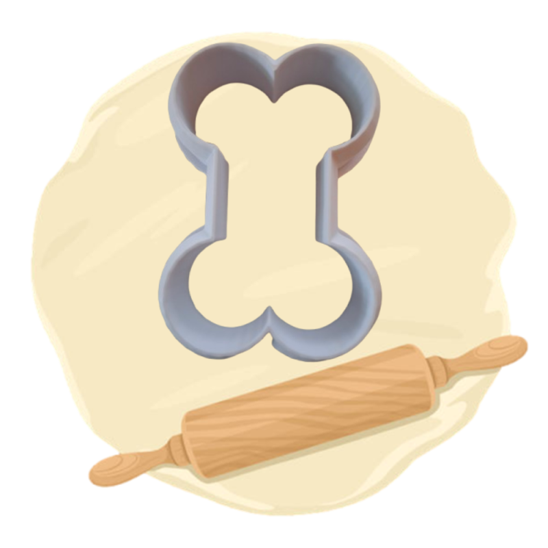 Keksausstecher "Knochen"