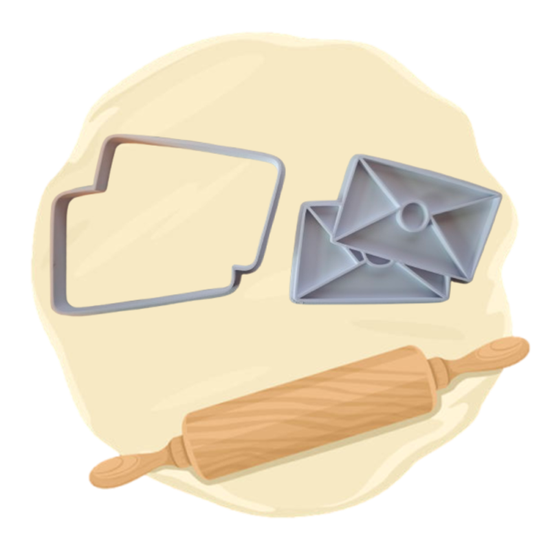 Keksausstecher "Briefe"