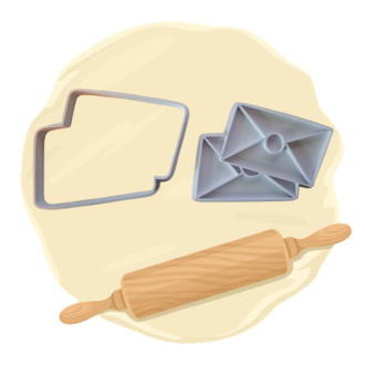 Keksausstecher "Briefe"