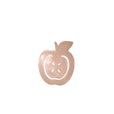 Büroklammer Apfel