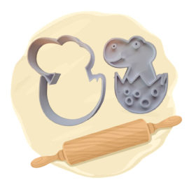 Keksausstecher "Dino im Ei"