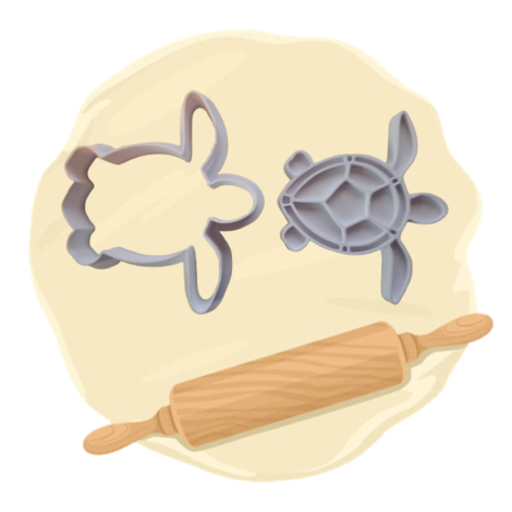 Keksausstecher "Schildkröte"