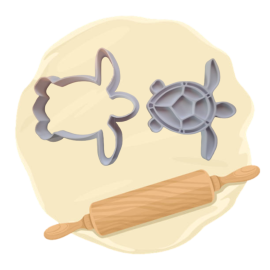 Keksausstecher "Schildkröte"