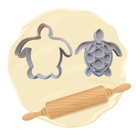 Keksausstecher "Schildkröte"