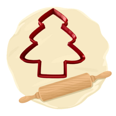 Keksausstecher Tannebaum