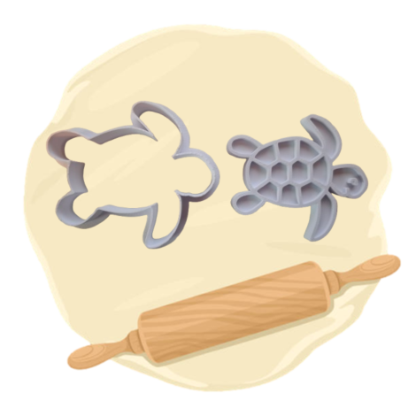 Keksausstecher "Schildkröte"