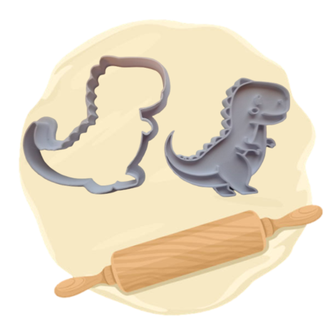 Keksausstecher "Dinosaurier"