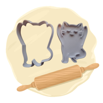 Keksausstecher "Yogakatze"