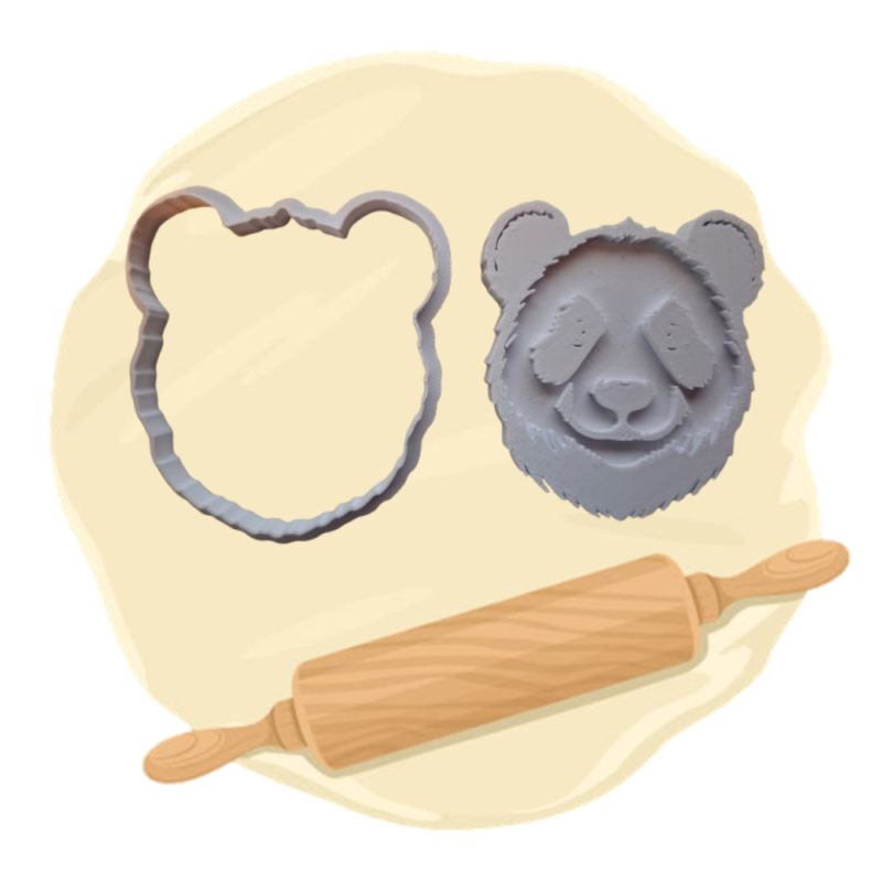 Keksausstecher "Pandakopf"