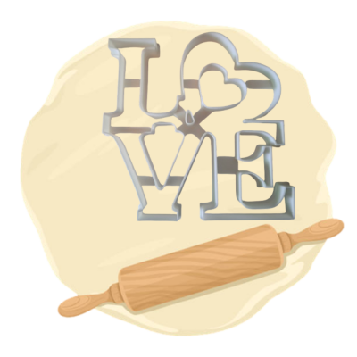 Keksausstecher Love